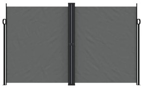 Toldo lateral retrátil 200x1000 cm antracite