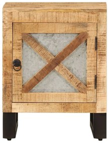 Mesa de cabeceira 40x30x50 cm madeira de mangueira maciça