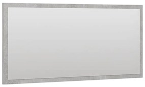 2 pcs conj. móveis casa de banho contraplacado cinzento cimento