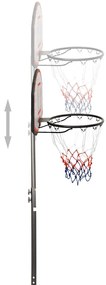 Tabela de basquetebol 216-250 cm polietileno preto