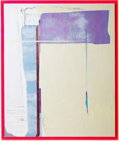 Quadro em tela pintado à mão emoldurada Days In The City