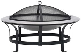 Braseira de exterior com grelha aço inoxidável 76 cm