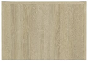 Mesa de centro 50x50x35 cm derivados de madeira carvalho sonoma