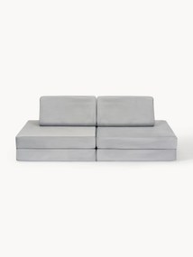 Sofá de brincar modular em veludo artesanal para crianças Mila