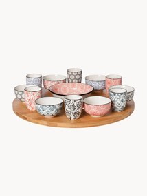 Serving Set Delirio with Serving Plate and Bowls, Set of 14