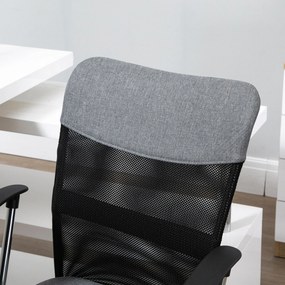 Cadeira ergonômica giratória de escritório com assento ajustável em al