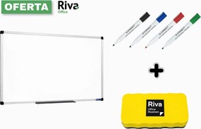 Quadro Branco Magnético Riva 60x90cm com Kit de Escrita Incluído