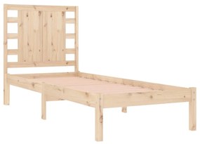 Cama sem colchão 90x200 cm madeira de pinho maciça