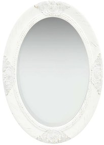 Espelho de parede estilo barroco 50x70 cm branco