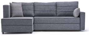 Sofá-Cama de Canto Ece – Cinzento – 242x88x90 cm