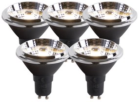 Conjunto de 5 Lâmpadas LED GU10 AR70 6W 380lm 3000K