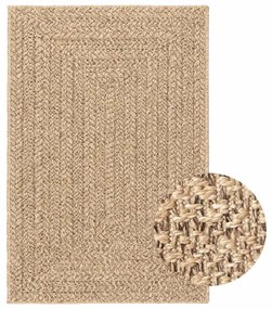 364831 vidaXL Tapete ZIZUR 120x170 cm aspeto de juta interior e exterior