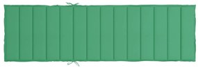 Almofadão p/ espreguiçadeira 200x50x3 cm tecido oxford verde