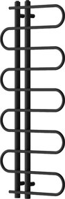 Mexen Kiso radiador decorativo de casa de banho 1250 x 500 mm, 256 W, preto - W114-1250-500-00-70