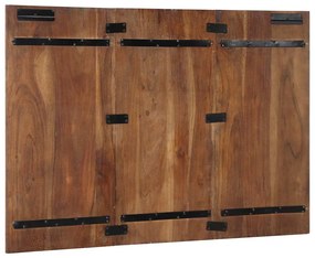 Cabeceira 120 cm madeira recuperada maciça multicor