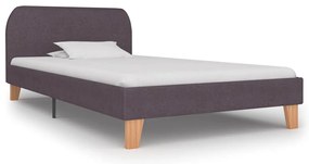vidaXL Estrutura de cama sem colchão 90x190 cm tecido
