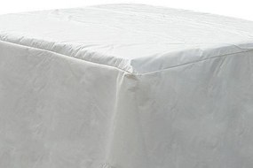 Capa impermeável branca para conjunto ITALY e GROSSETO 320 x 120 x 90 cm CHUVA Beliani