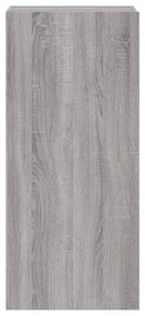 Móvel parede TV 40,5x30x90 cm derivados de madeira cinza sonoma