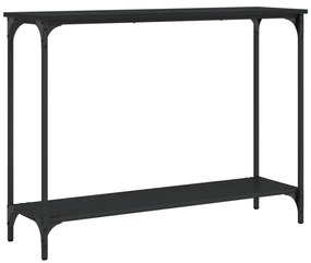 Mesa consola 101x30,5x75 cm derivados de madeira preto