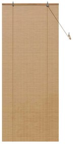 Persianas e Sombras de Janela Marrom Claro 80 x 220 cm Bambu