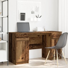 mesa vidaXL madeira antiga 140x49x76 cm madeira engenheirada
