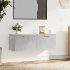 vidaXL Armário parede 100x36,5x35 cm derivados madeira cinza cimento