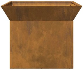 Fire Pit Ferro Enferrujado 50 x 50 x 40 cm Aço corten