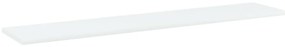 Prateleiras estante 4 pcs 100x20x1,5cm contraplacado branco