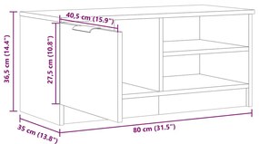 Móvel TV madeira antiga 80x35x36,5 cm madeira trabalhada