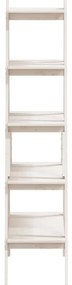 Estante c/ 5 prateleiras forma de A 110x40x180,5cm pinho maciço