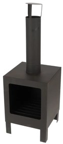 Fogão de terraço S preto