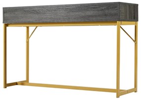 Consola de Entrada com Gaveta – Matosinhos – 120x38x76 cm – Cinzento e