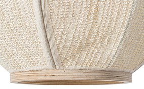 Candeeiro de suspensão oriental natural 46 cm - Rob