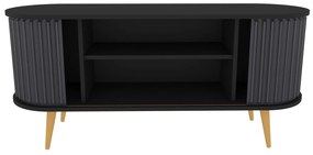 Móvel TV Stor – Preto Antracite – 140x43x64 cm