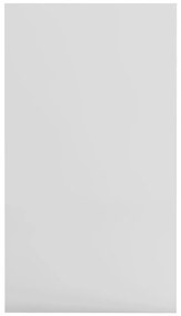 Estante/aparador derivados de madeira branco brilhante