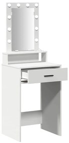 Mesa de Maquiagem vidaXL com Luzes LED Branca 50x41x140 cm