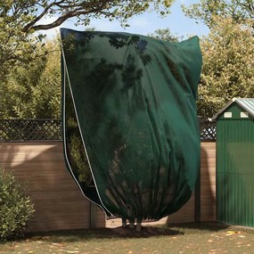 vidaXL Capas de Fleece para Proteção Contra Geada Verde 3,5 x 2,5 m