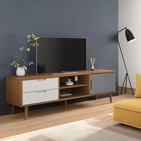 Móvel de TV Eva em Pinho Maciço - Design Escandinavo