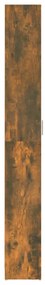 Roupeiro de corredor 55x25x189 cm derivados madeira cor fumado
