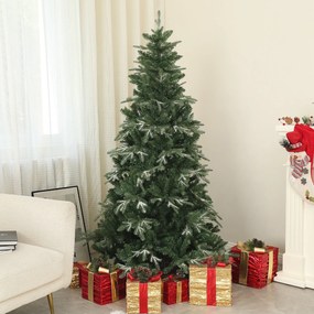 Árvore de Natal Artificial 210 cm com 793 Ramo e Suporte de Aço Árvore de Natal para Sala de Estar Interior Verde