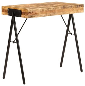 Mesa consola madeira de mangueira maciça 80x40x75 cm