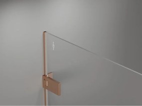 Mexen Lunar-F Duo cabine de duche dobrável 100 x 80 cm, transparente, cobre escovado - 836-100L-080P-65-00