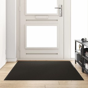 Capacho Retangular vidaXL Preto 120x180 cm