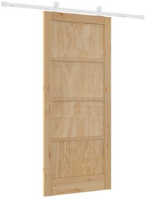 Porta de Correr vidaXL com Conjunto de Ferramentas 86x198,5 cm Madeira