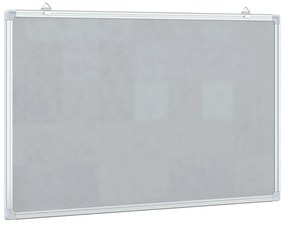 Quadro branco magnético 80x50x1,7 cm alumínio