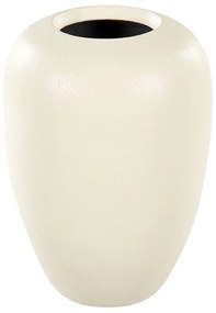 Vaso de terracota creme 38 cm HALIARTOS Beliani