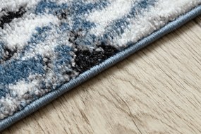 Tapete moderno COZY 8871 Marble, Mármore - Structural dois níveis de lã azul