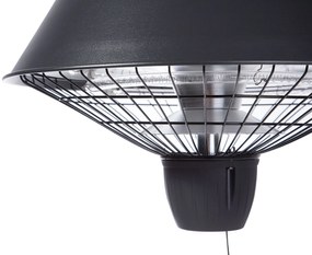 Aquecedor elétrico de teto para exterior cinzento AMIATA Beliani