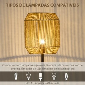 Candeeiro de Pé Cannes em Vime - Design Cannage