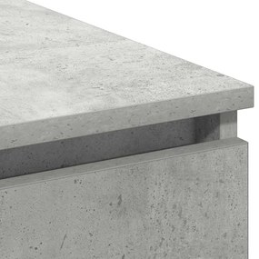 Gabinete de TV com LED Cinza Concreto 180x38x49 cm Madeira de Engenhar